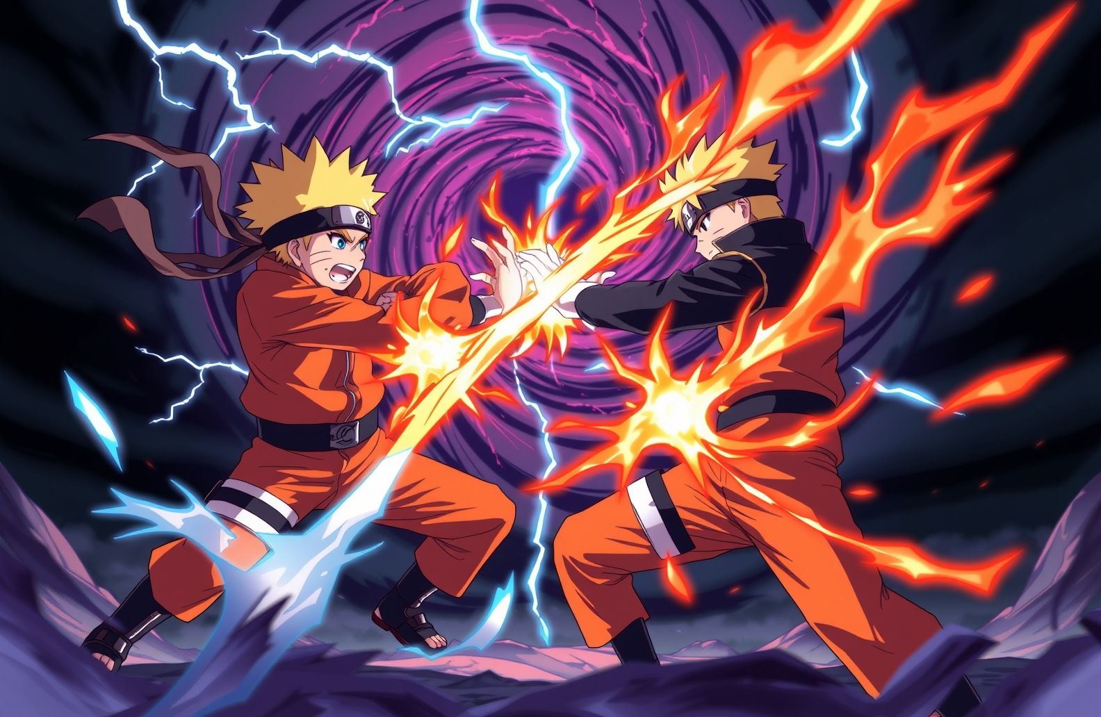Naruto Vs Sasuke Wallpaper