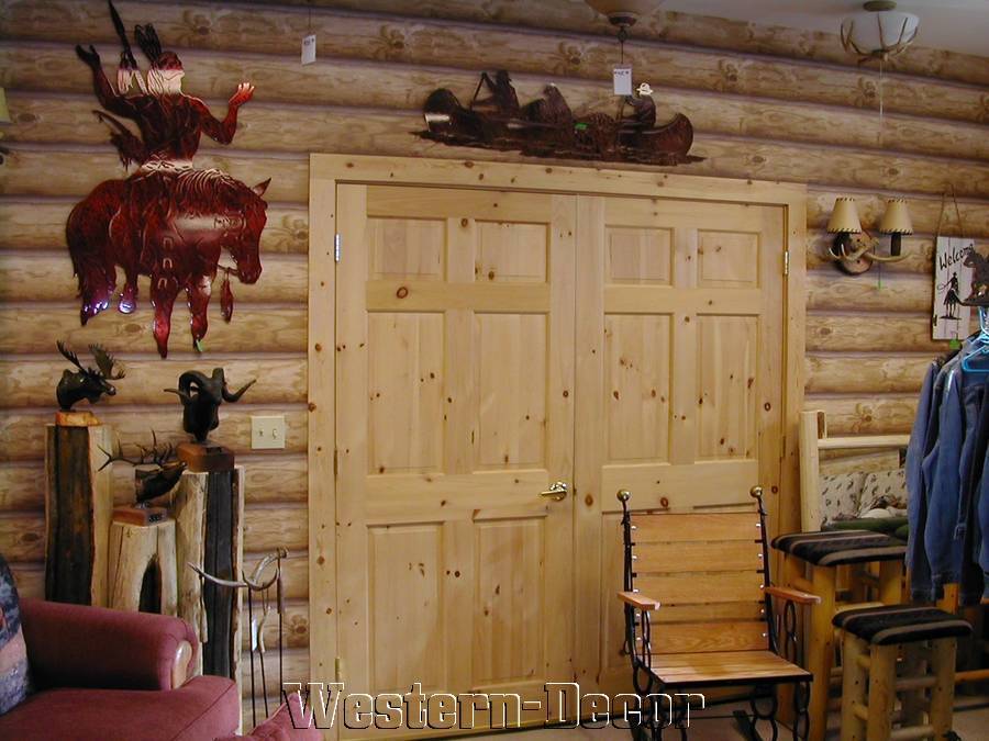 Log Cabin Wallpaper Real Look Rustic Wall Paper Double Roll