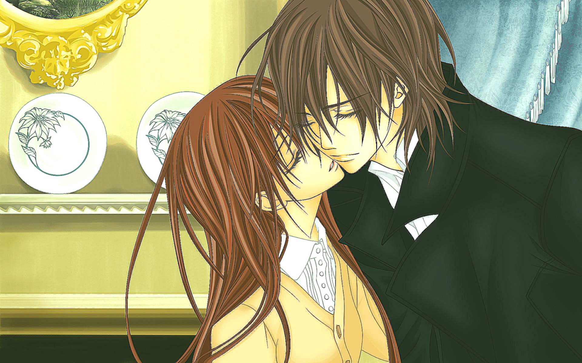 Cute Anime Couple HD Wallpaper