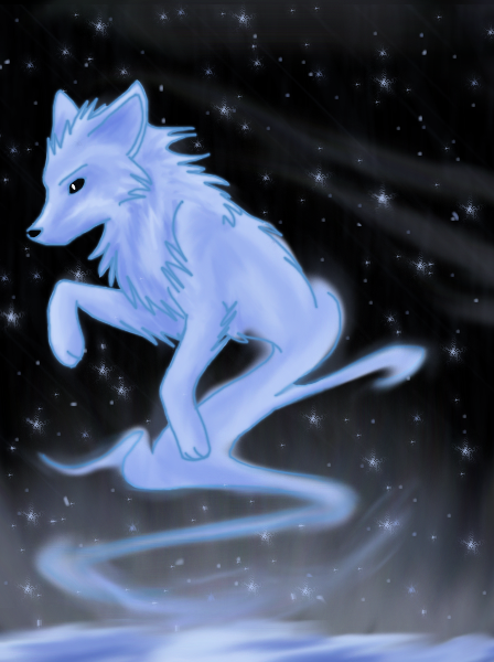 Fire And Ice Wolf Wallpaper By Twistedcaliber