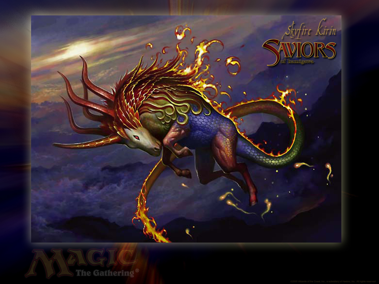 Wallpaper of the Week Azumi the Last Visitor and Skyfire Kirin 1280x960