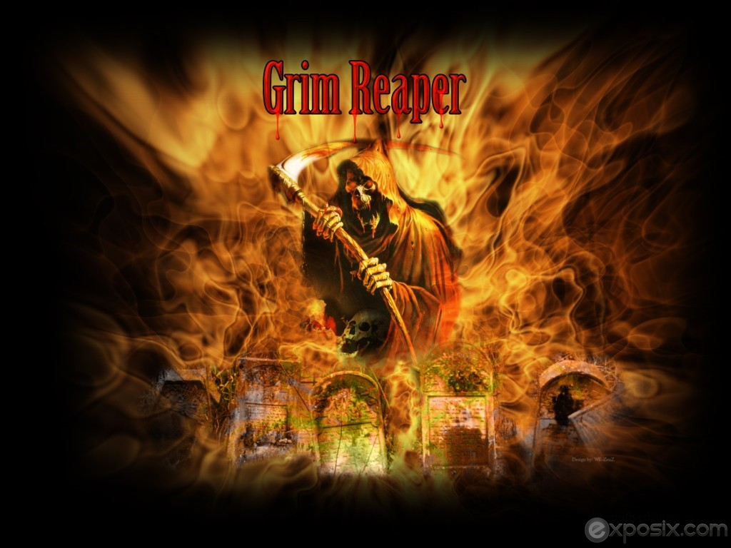 Grim Reaper Ics Wallpaper Yvt Hell Red