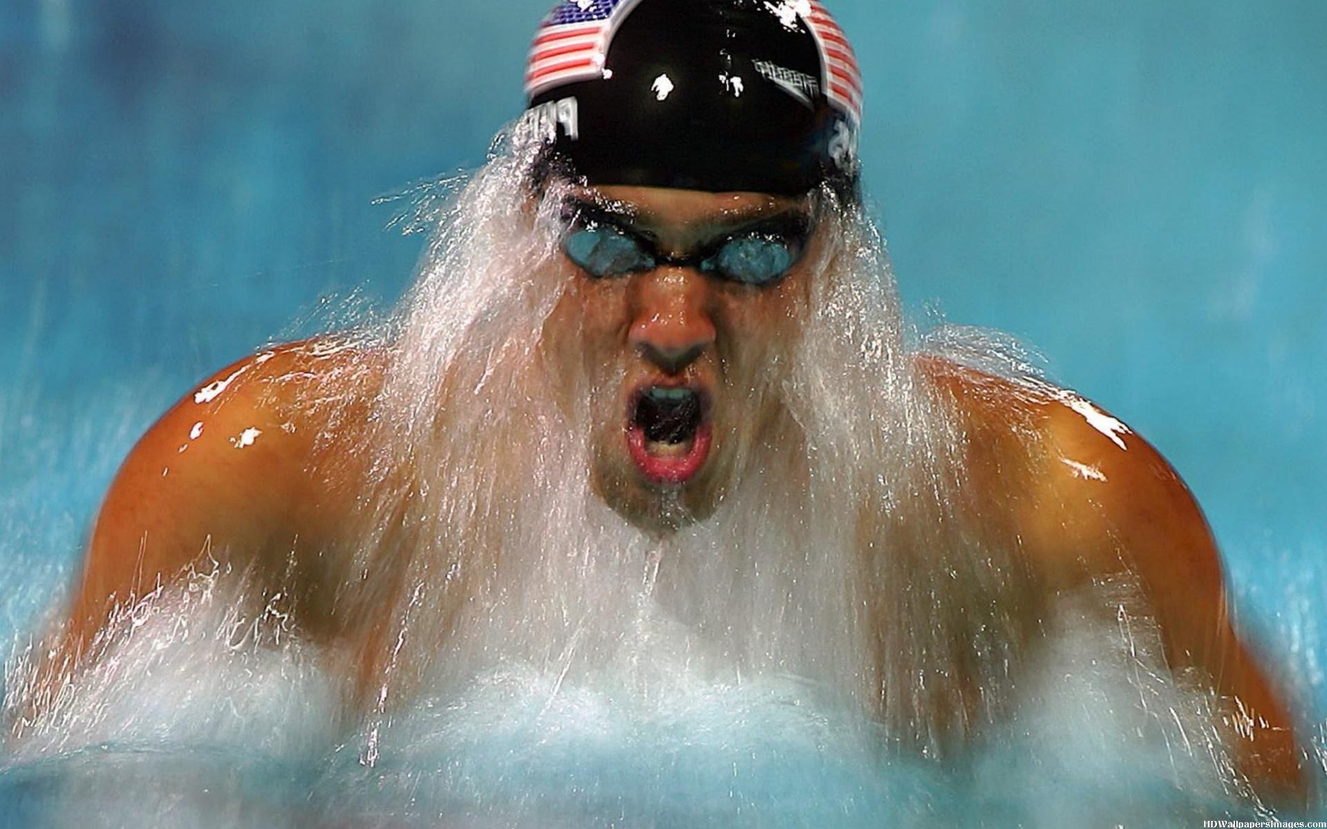Michael Phelps Swimming   wallpaper 1920x1200