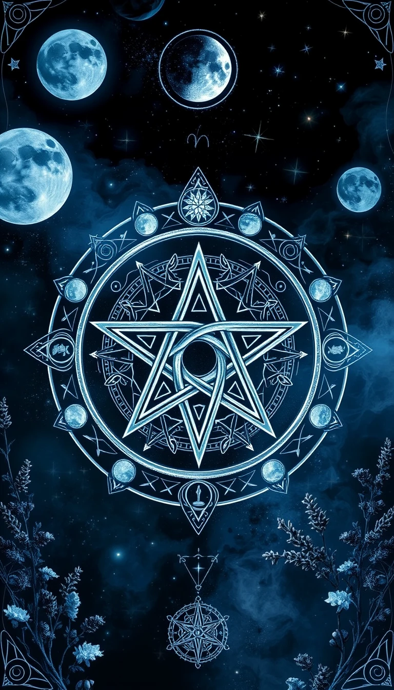 Wiccan Pentagram Wallpaper