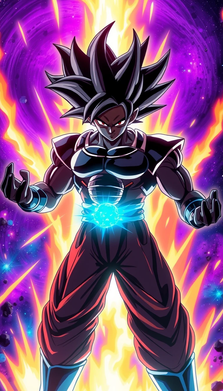 Black Goku Mobile Wallpaper