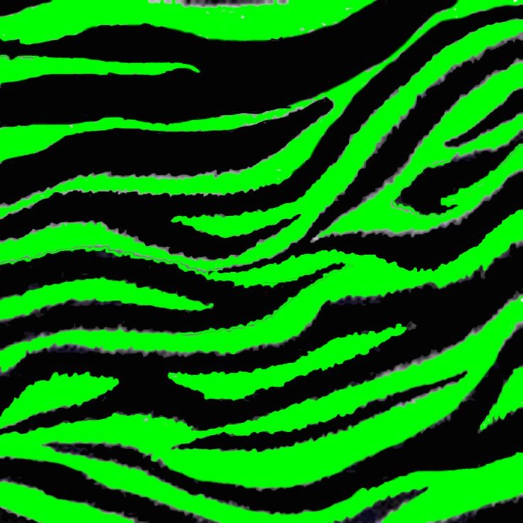 Lime Green Zebra Print Background