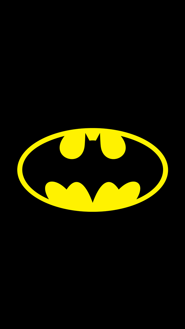 Batman Original Logo iPhone 5 Wallpaper 640x1136 640x1136