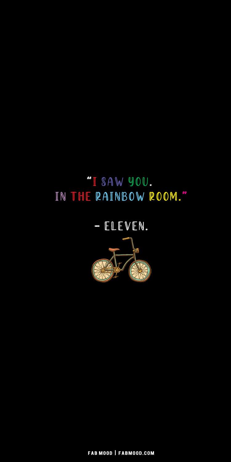 Awesome Stranger Things Wallpaper I Saw You In The Rainbow