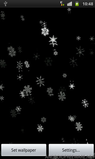 Snowflakes Live Wallpaper Apps For Android Phone