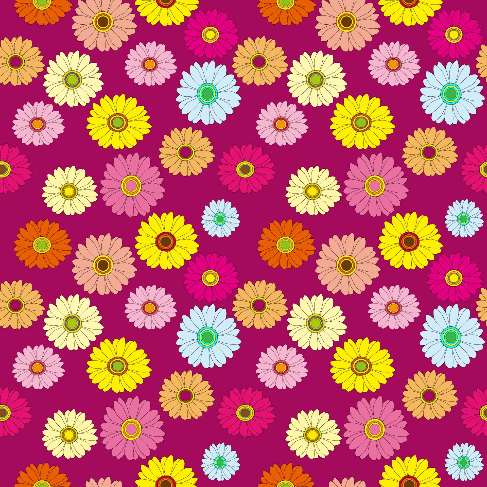 Floral Pattern Wallpaper