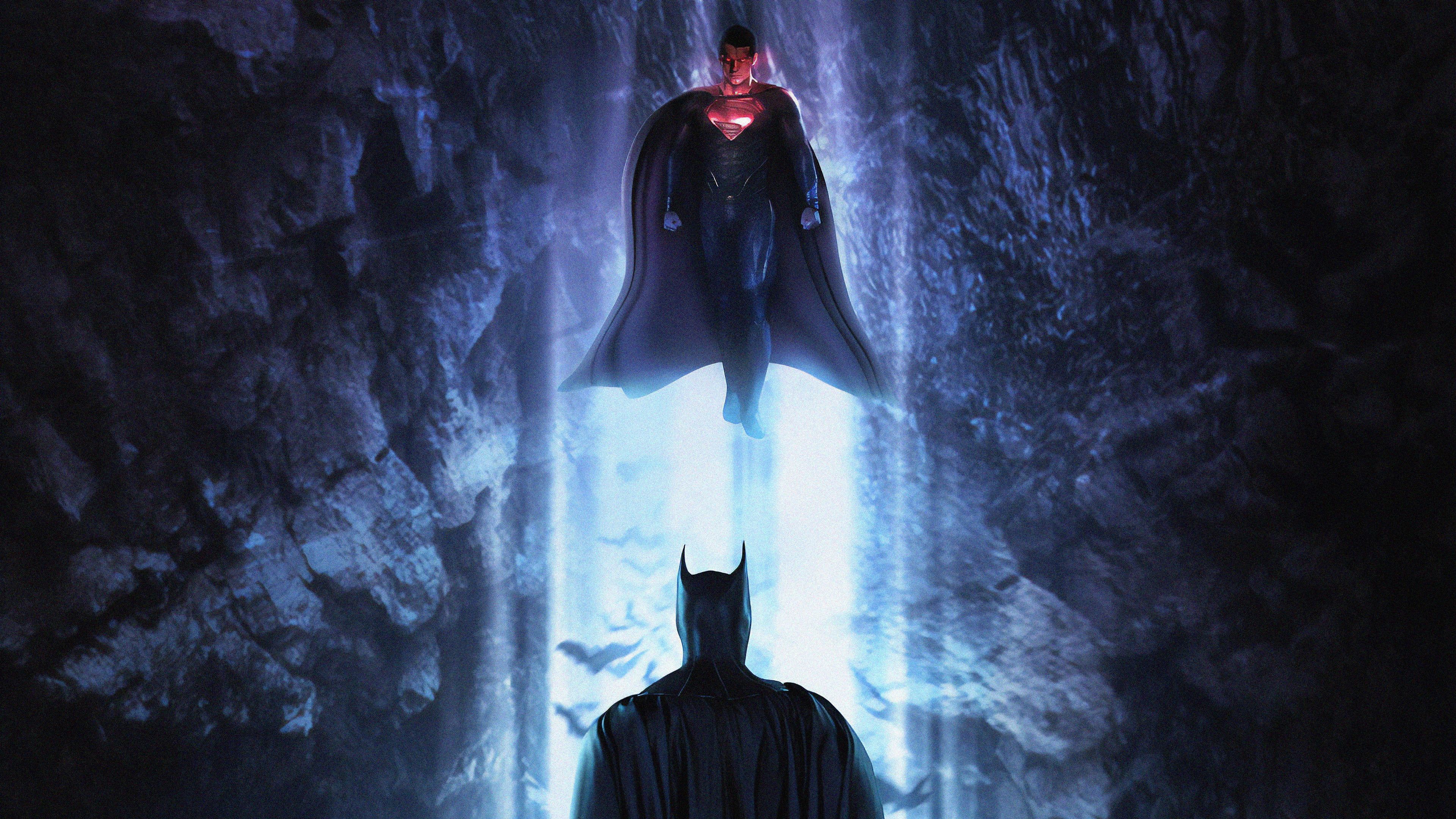 Superman Batman Vs Dc Ics 4k Wallpaper