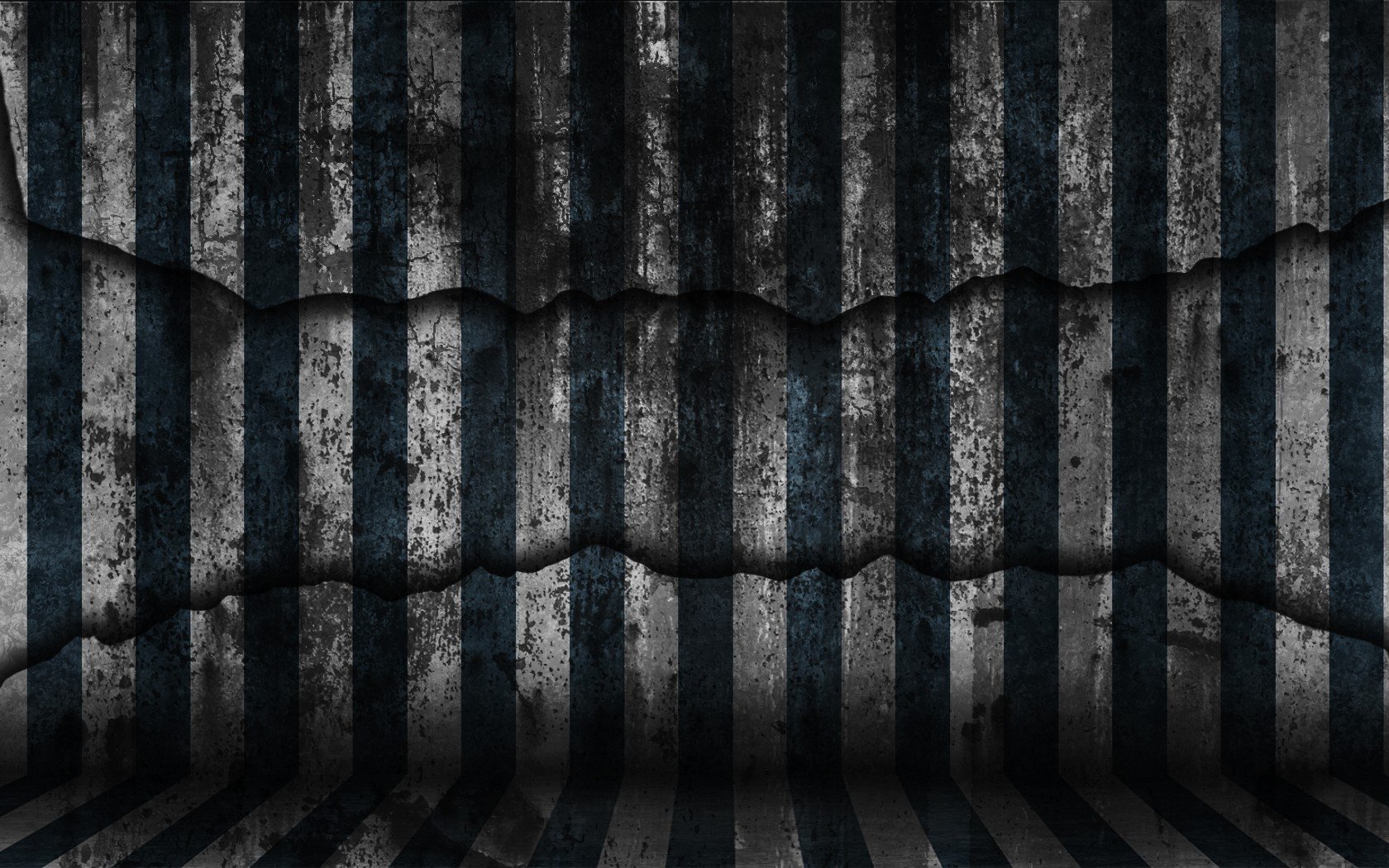 Grunge Room Patterns Grey Textures Empty Lines Blue Background