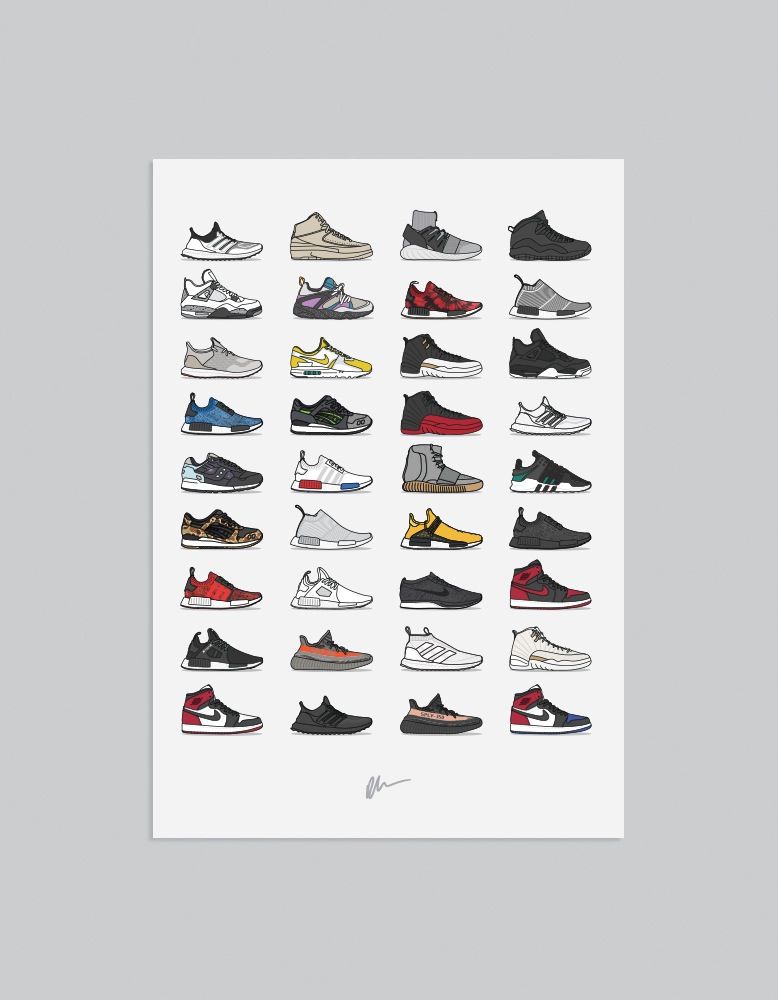 Image Of New Br Edition Assorted Sneaker Print