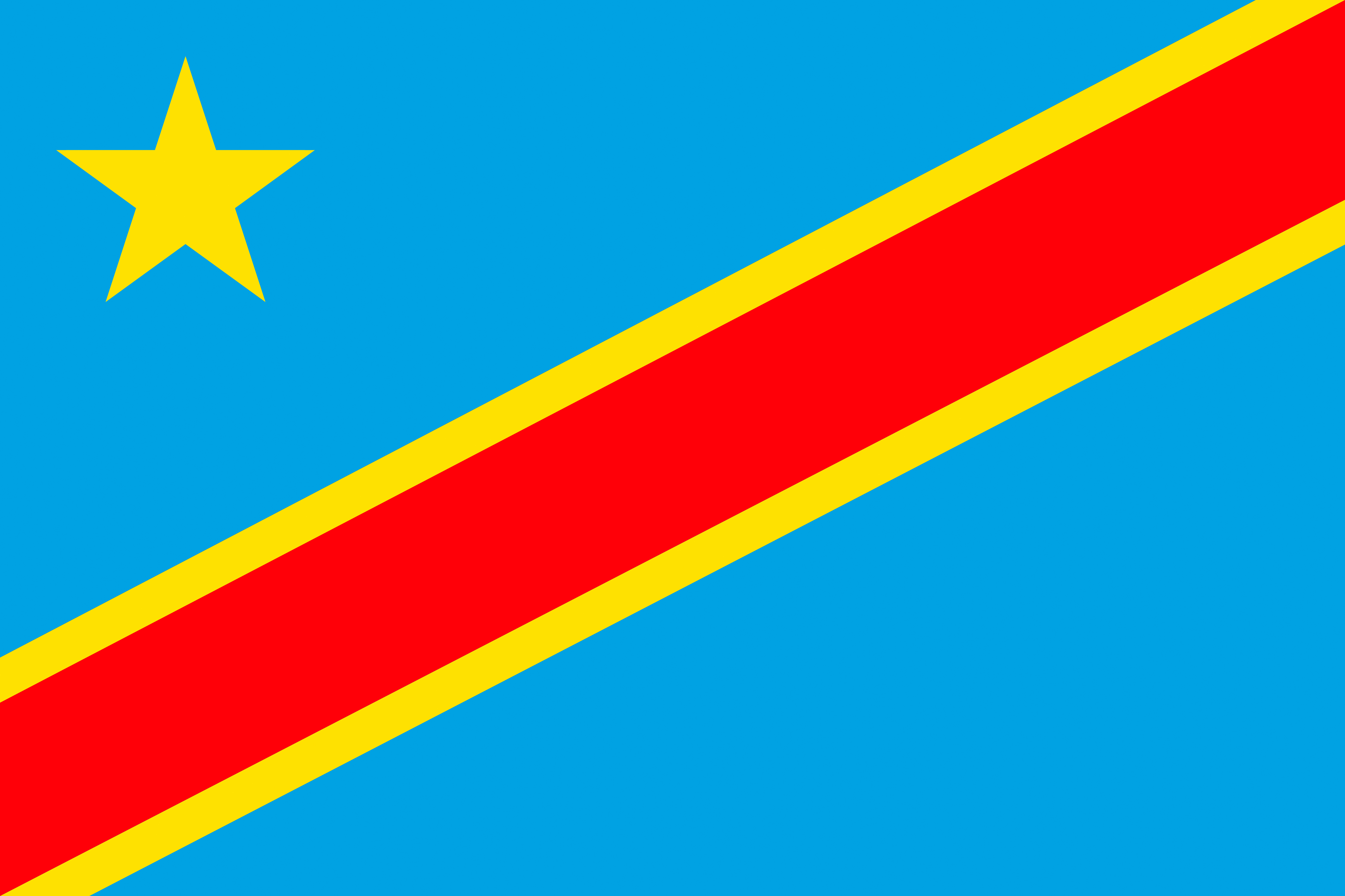Wallpaper Democratic Republic Of The Congo Flag Stripes