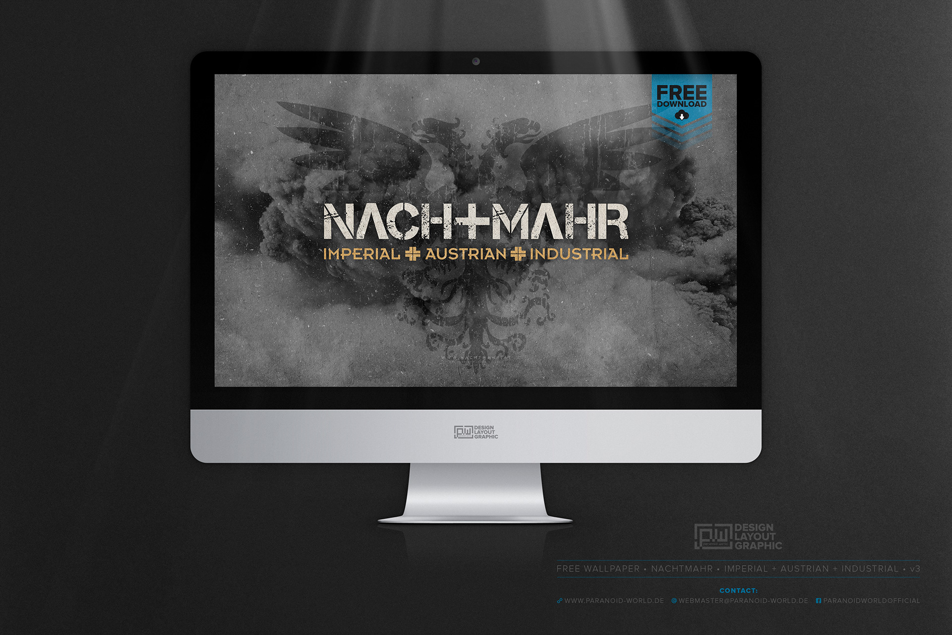 Paranoid World Design Layout Graphic Nachtmahr Imperial