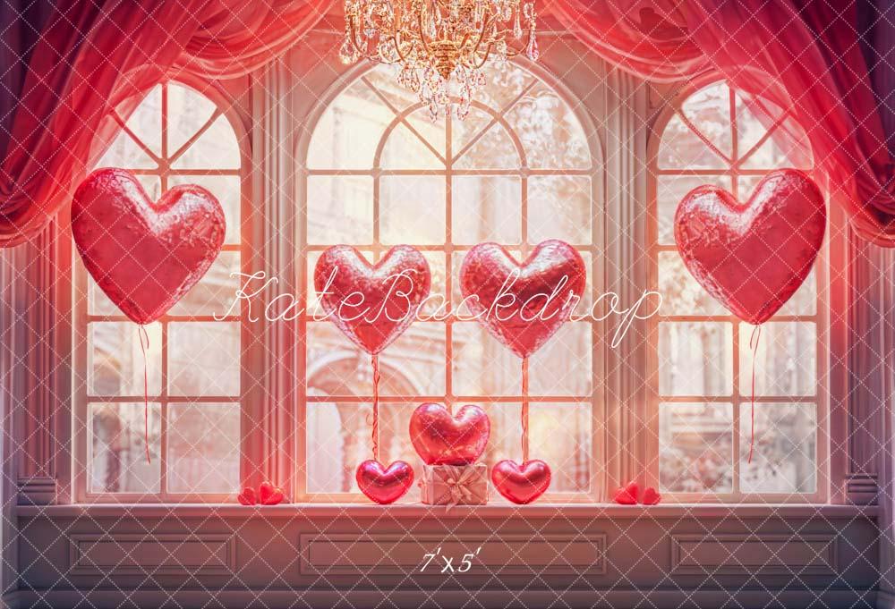 Kate Valentine Love Balloon Window Room Backdrop Designed By Chain Pho