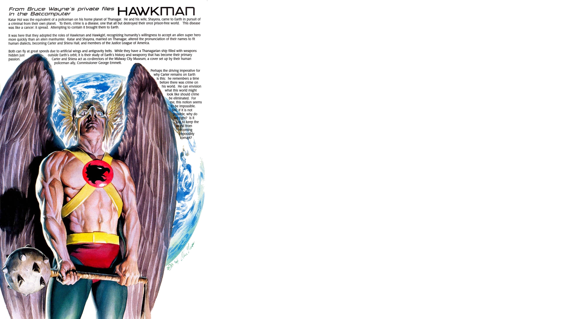 Ics Hawkman Wallpaper