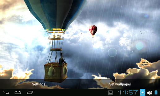 Live Wallpaper Now With Real 3d Air Balloon And Different Weather