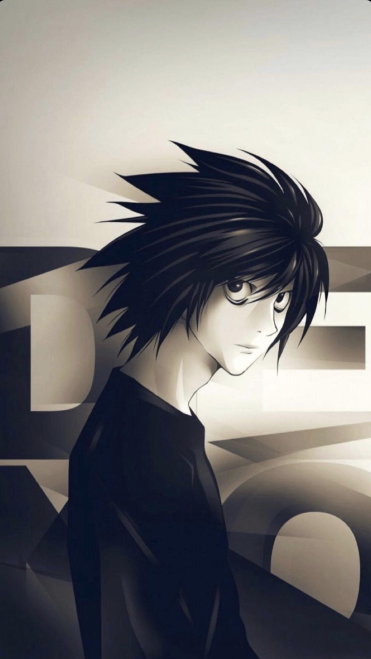 L Lawliet From Death Note R iPhonewallpaper