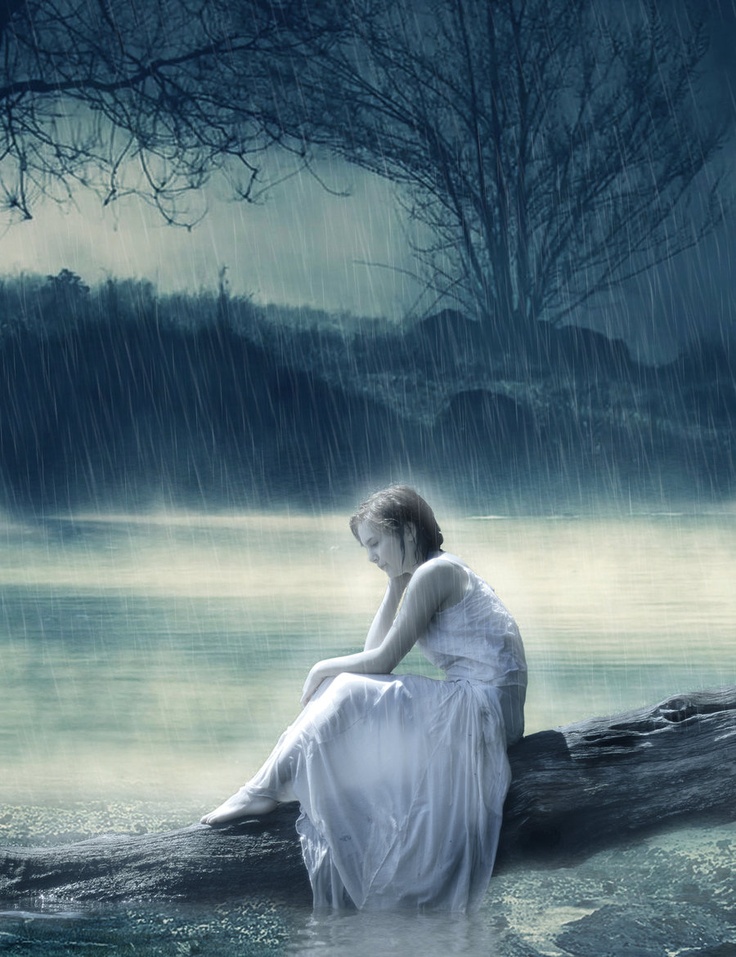 Feel the Rain by Joy Kelberwitz on deviantART Girl in rain