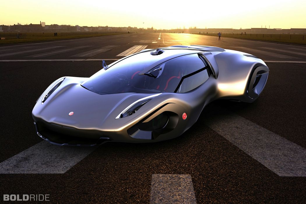 2030 Bizzarrini Veleno Concept by Borys Dabrowski supercar 1050x700