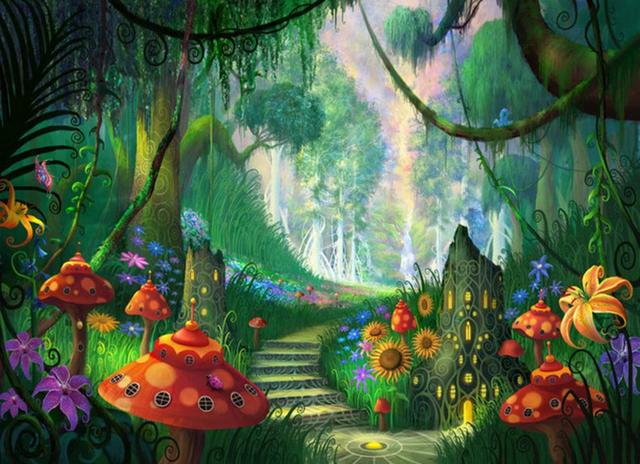 magical fairy background
