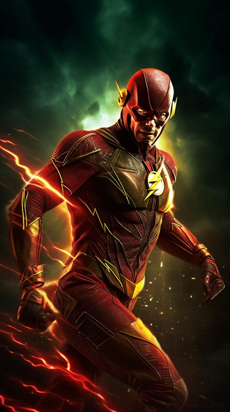 The Flash Running In Dc Ics Art