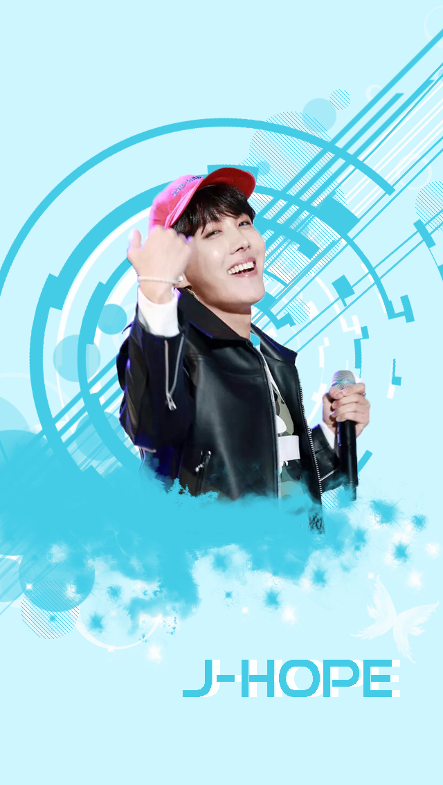 Jhope Blue wallpaper by dongzha on