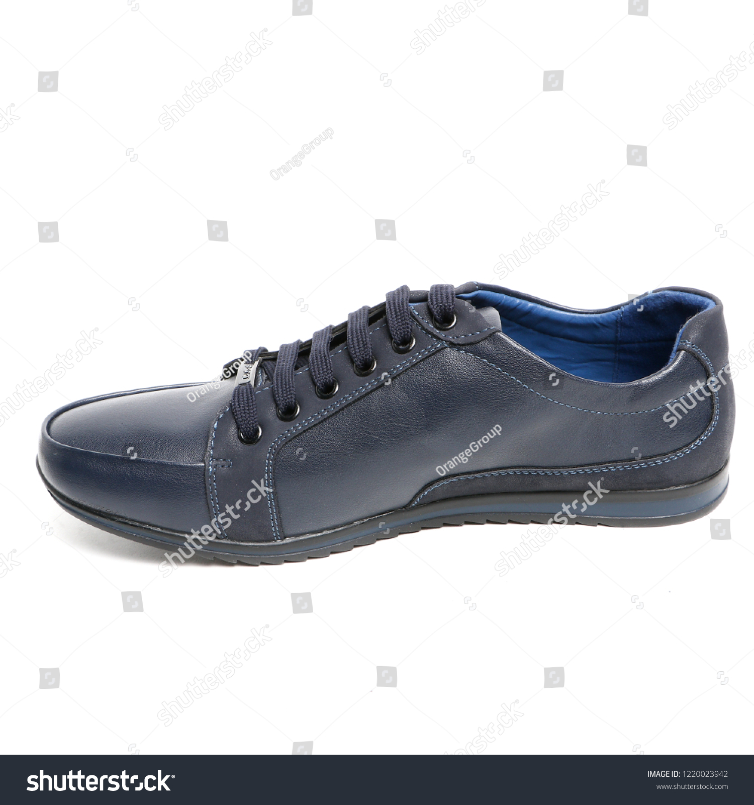 Stylish Causal Man Shoe On White Stock Photo Edit Now