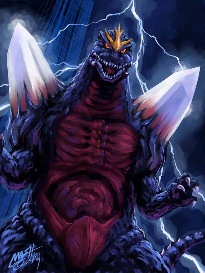 Space Godzilla With Image Kaiju Monsters