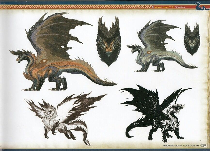 Alatreon Monster Hunter Art Series