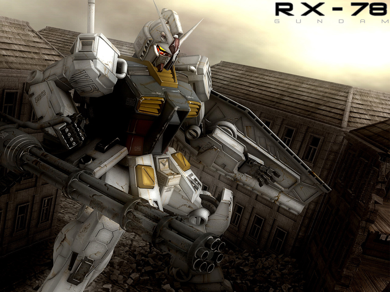 Download the Gundam anime wallpaper titled Gundam RX 78