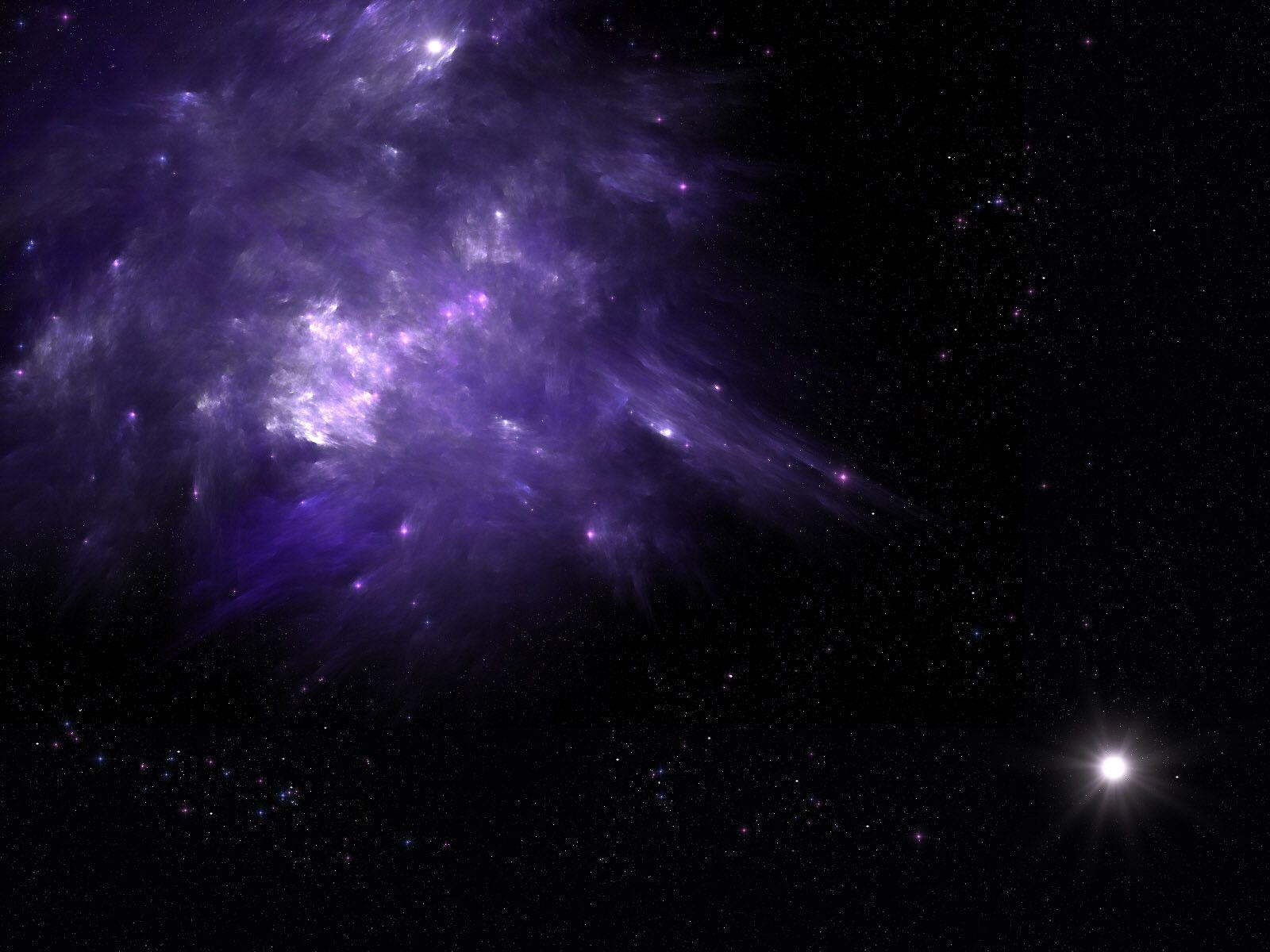 Purple Galaxy Wallpaper