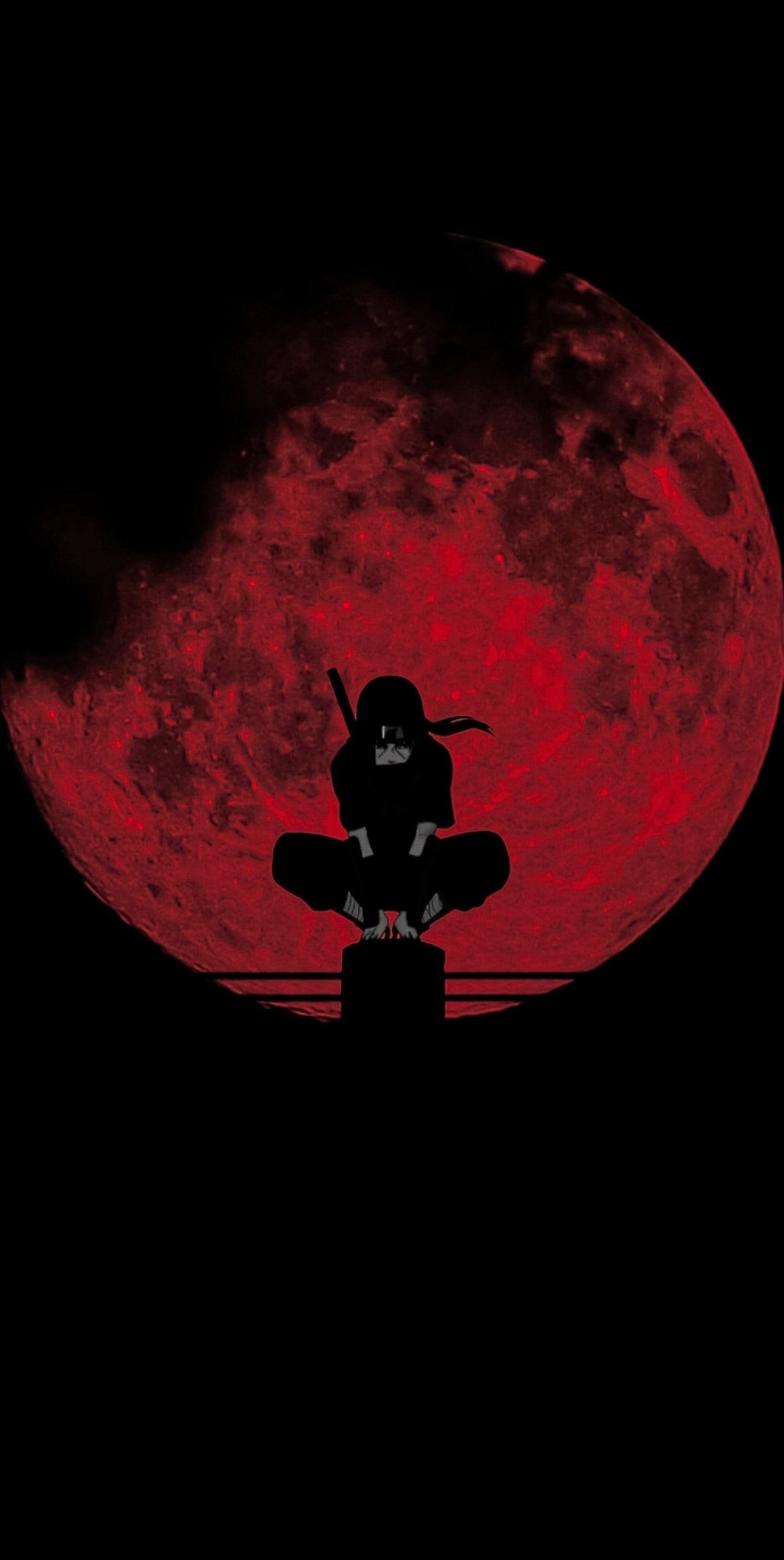 Itachi Uchiha Moon Wallpaper