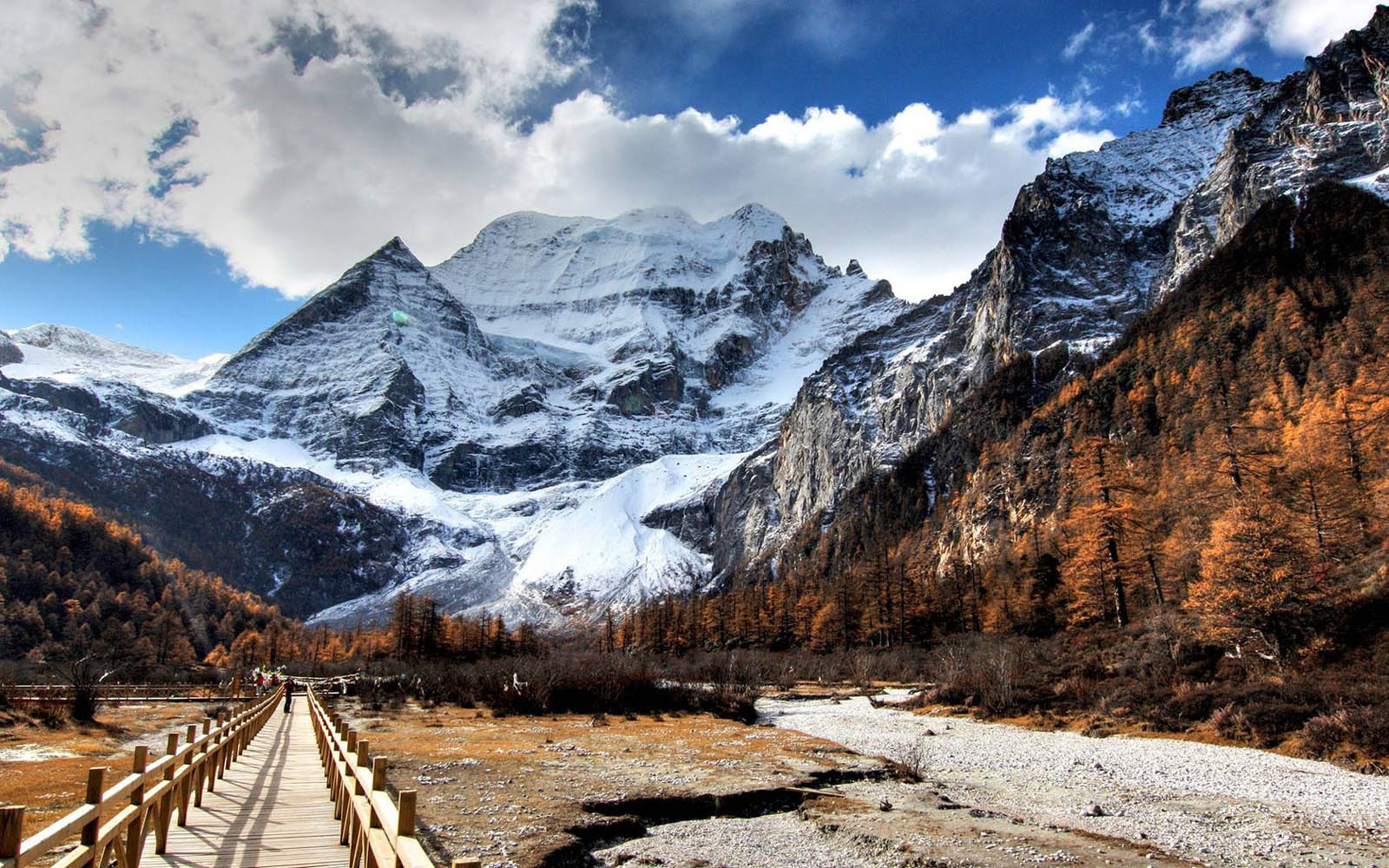 Wallpaper Snow Mountains