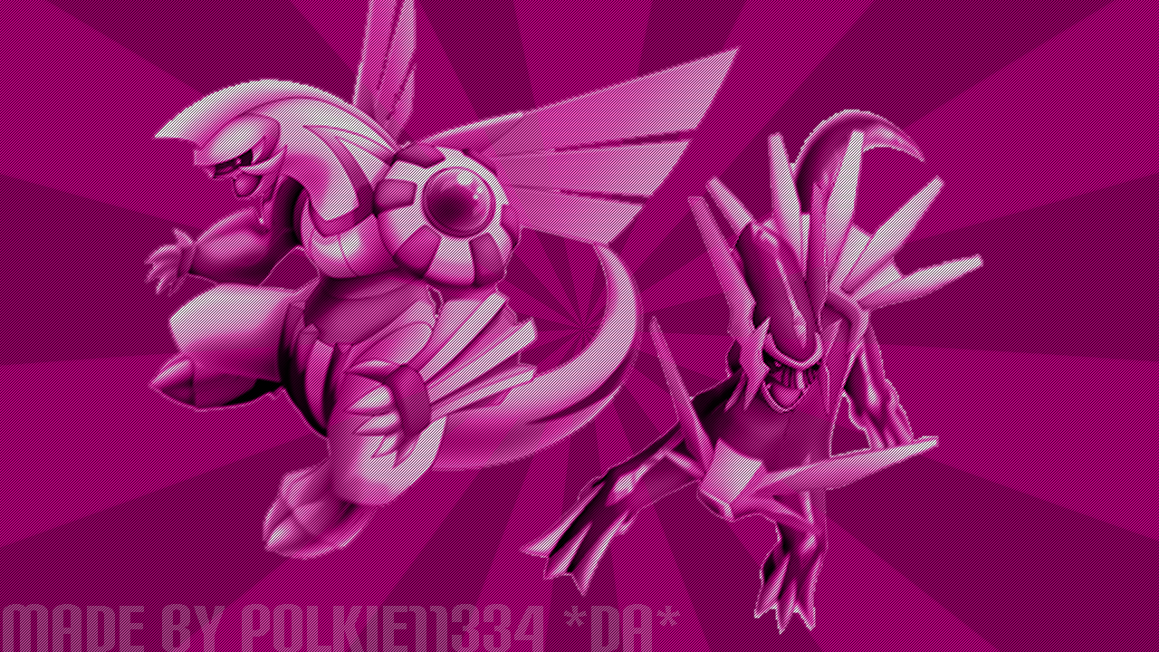 Pokemon DiamondPearl DialgaPalkia Wallpaper by Polkie11334 on