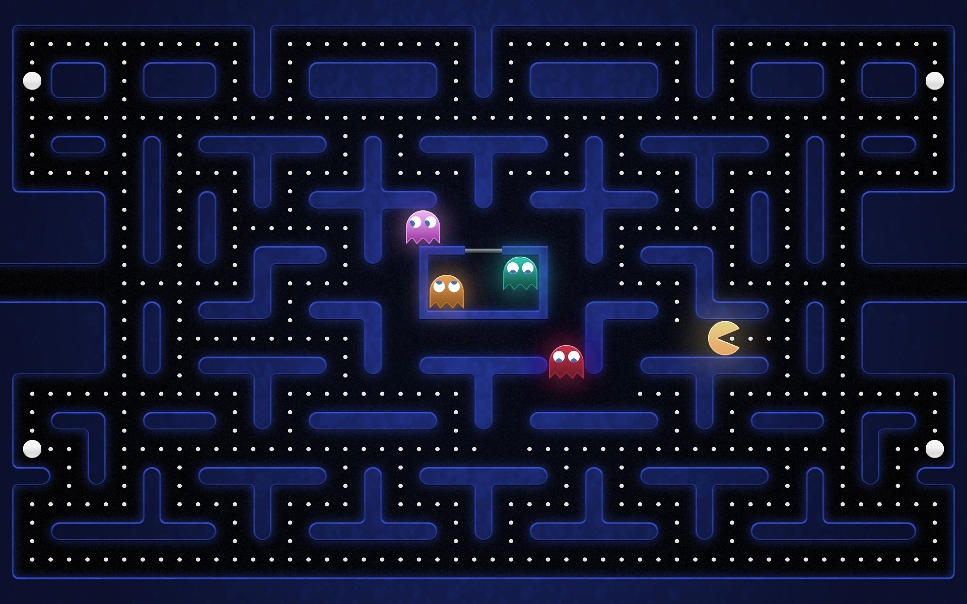 Funny Old Game Pac Man Nostalgia Retro Games Wallpaper Background