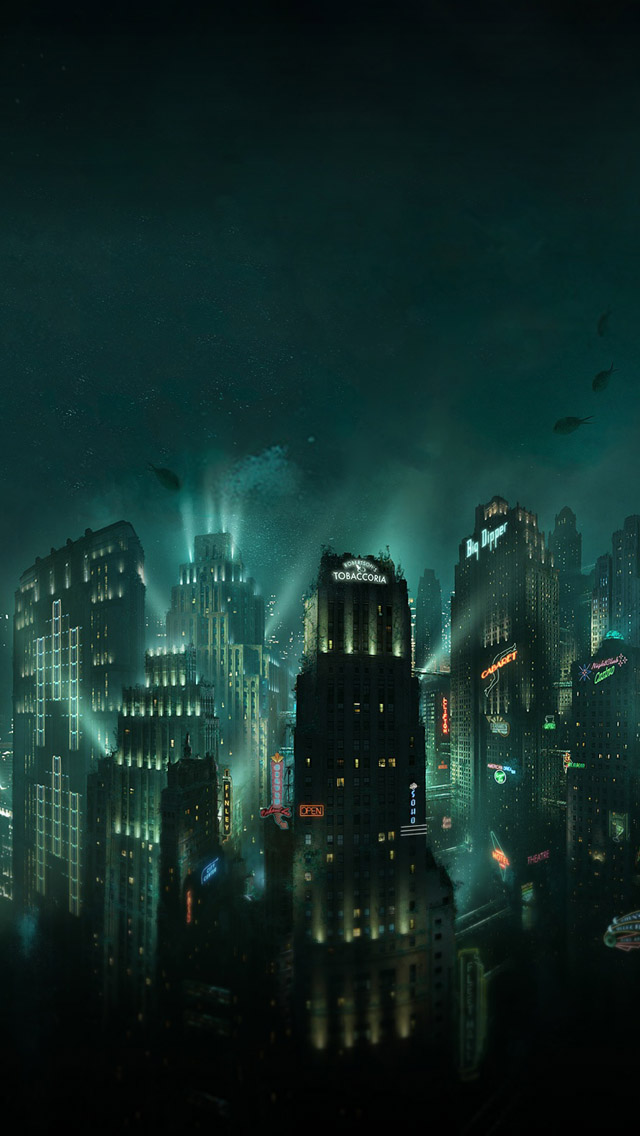 Bioshock Rapture iPhone Wallpaper Background And
