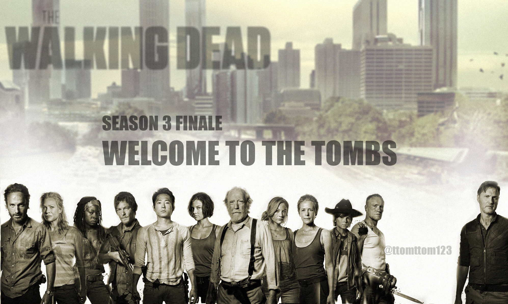 The Walking Dead Season 3 Finale Poster Cast   The Walking Dead Photo