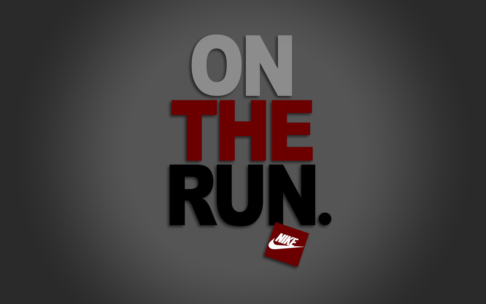 Nike On The Run HD Desktop Mobile Wallpaper Background 9walls