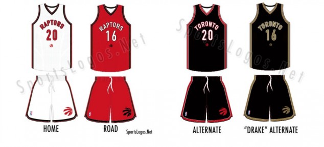 Raptors New Uniforms Include Drake Alternate Slamonline