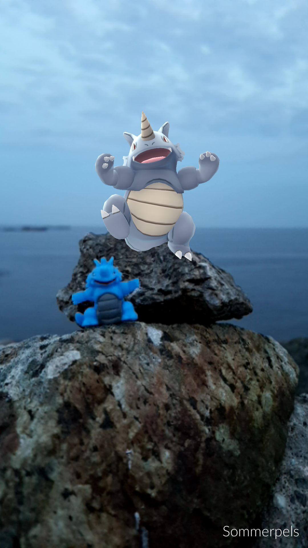 Went To A Rocky Place By The Shore Girlfriend Found Rhydon In