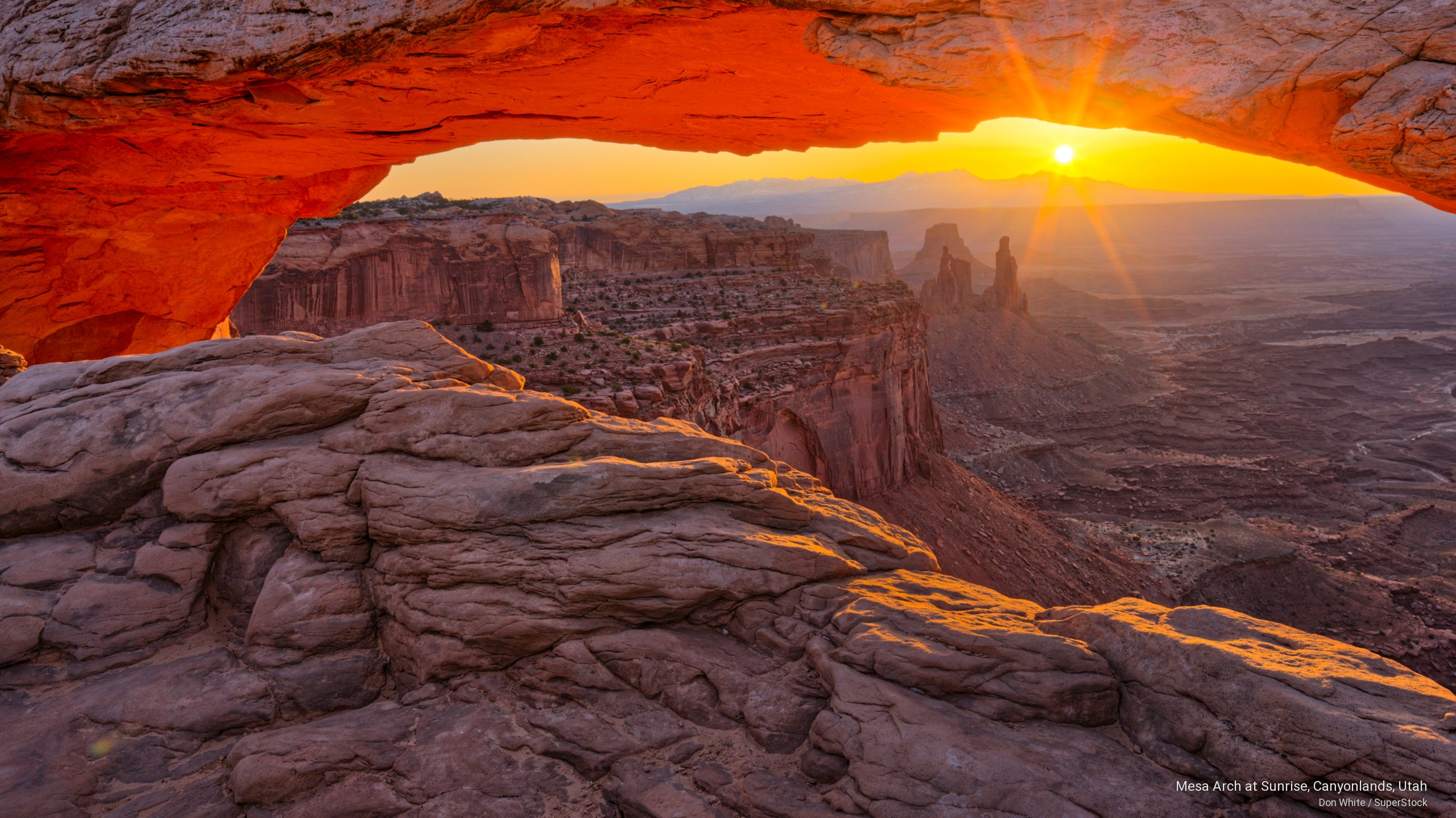 Mesa Arch At Sunrise Canyonlands Utah