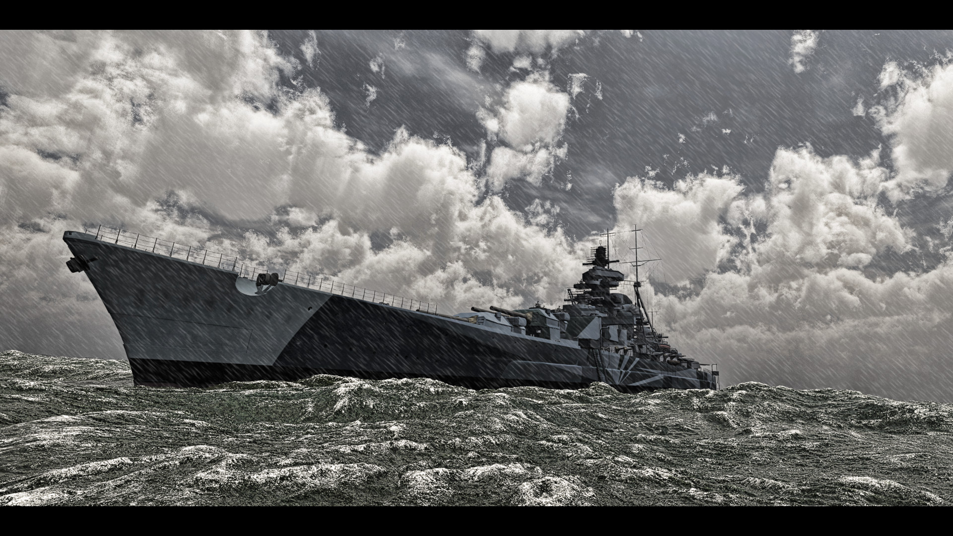 World of Warships wallpaper German Battleship Bismarck