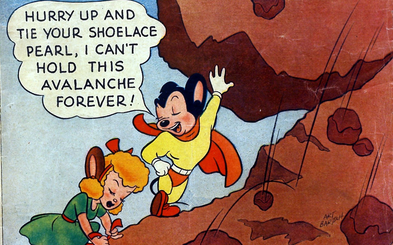 Ic Wallpaper Vintage Mighty Mouse