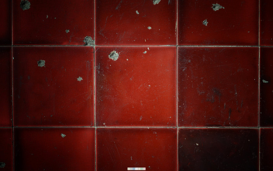 Old Warsaw Red Tile Wallpaper By Jarekz