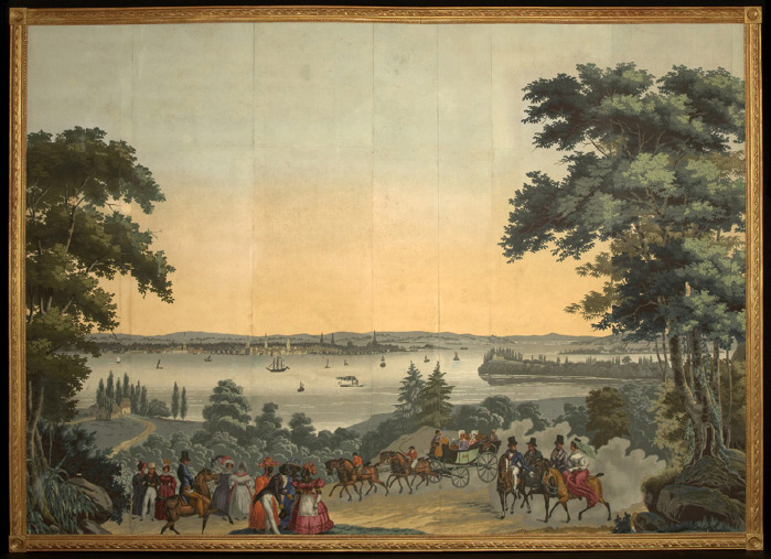 Wallpaper Zuber Jean Cie S Of North America New York Bay