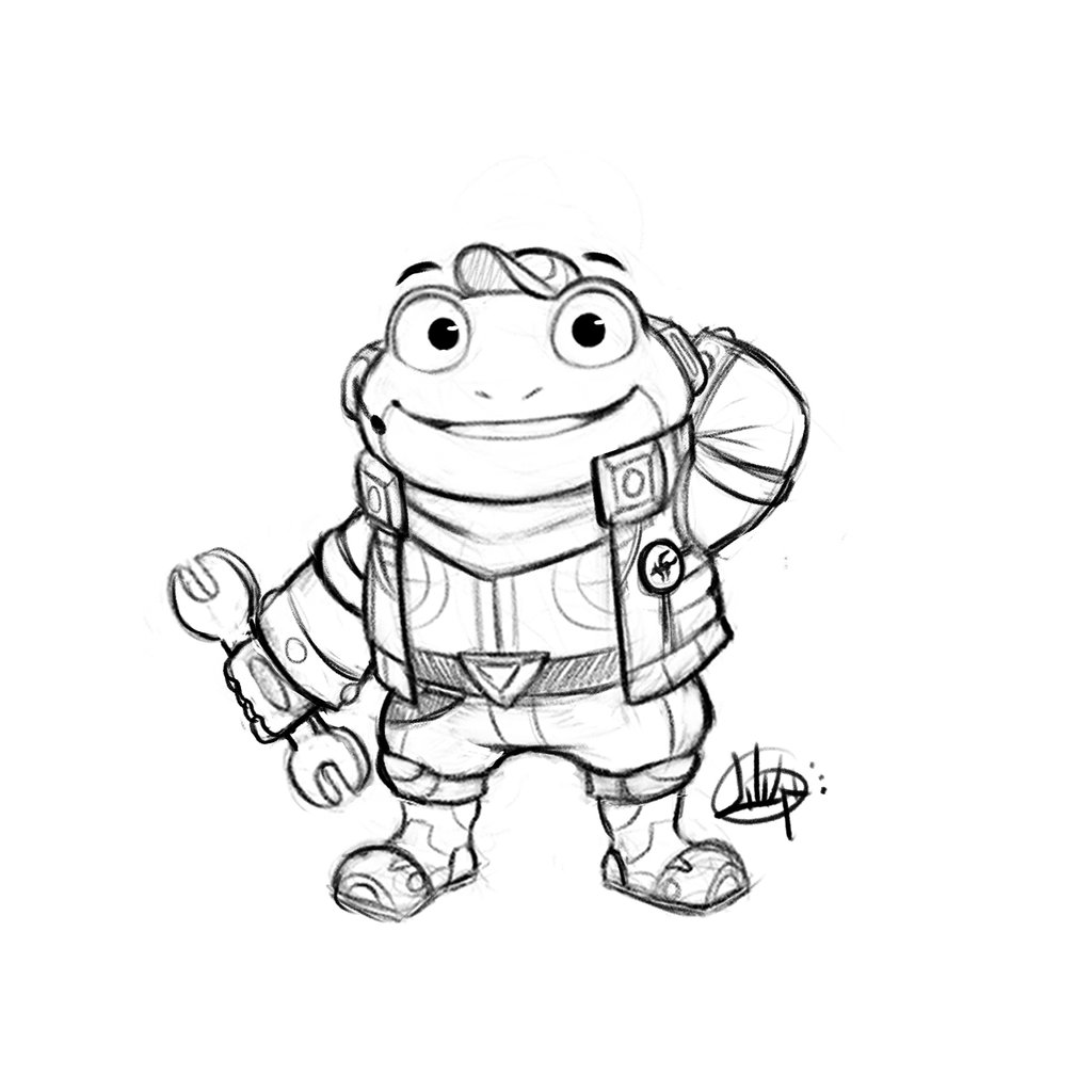Slippy Toad Sketch By Luigil