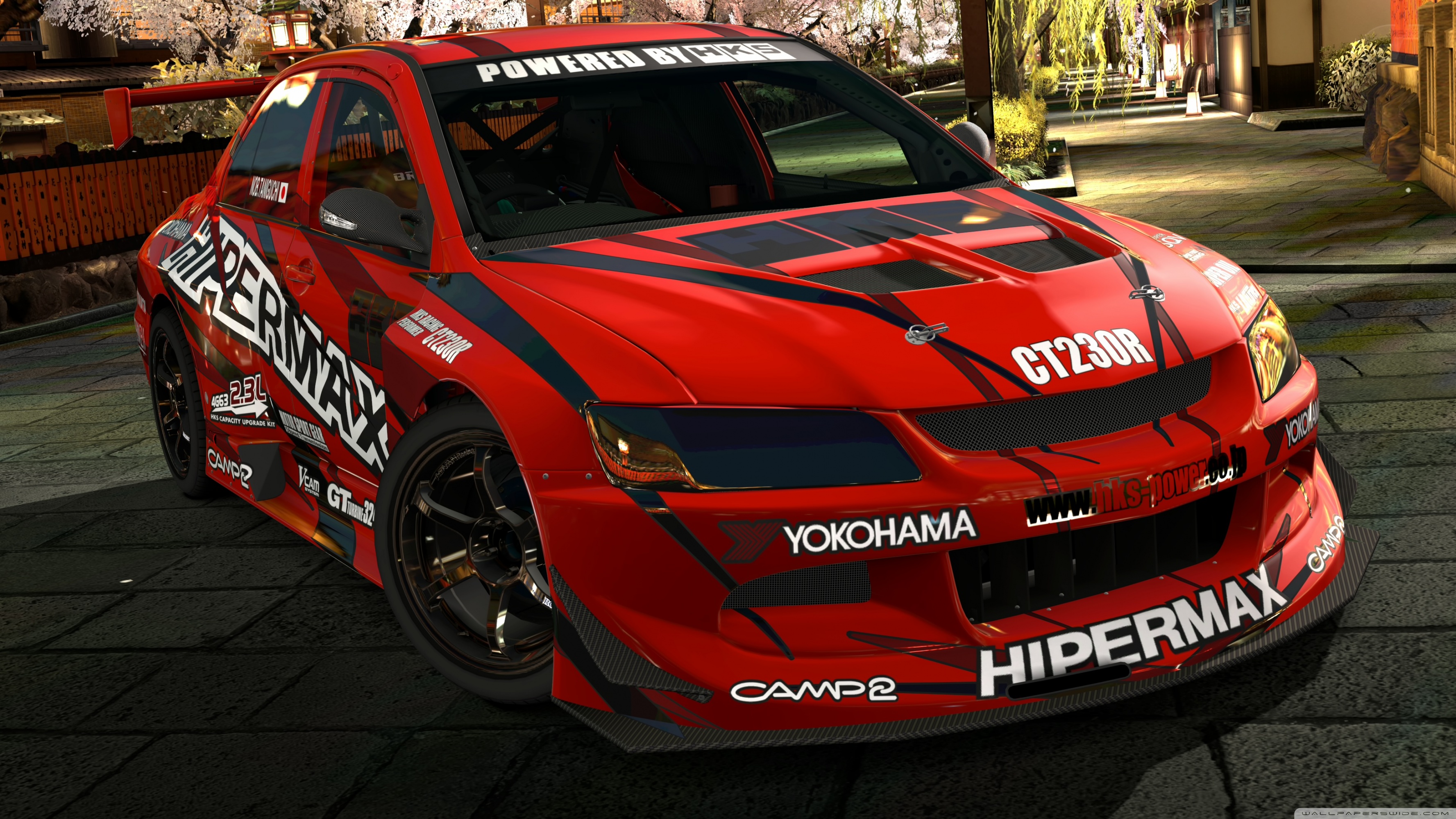 Lancer Hks UltraHD Wallpaper Printed