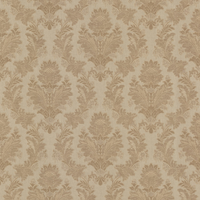 Capulet Brass Silk Damask Wallpaper Traditional By